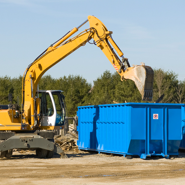 can i choose the location where the residential dumpster will be placed in Cumming